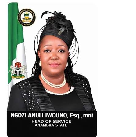 Ngozi Anuli Iwouno, Esq., mni, Head of Service